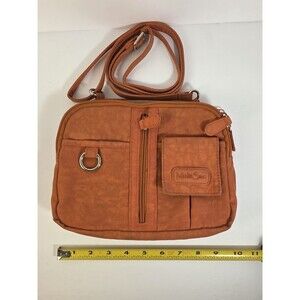 MultiSac PEACH Zippy Triple Compartment Crossbody Bag